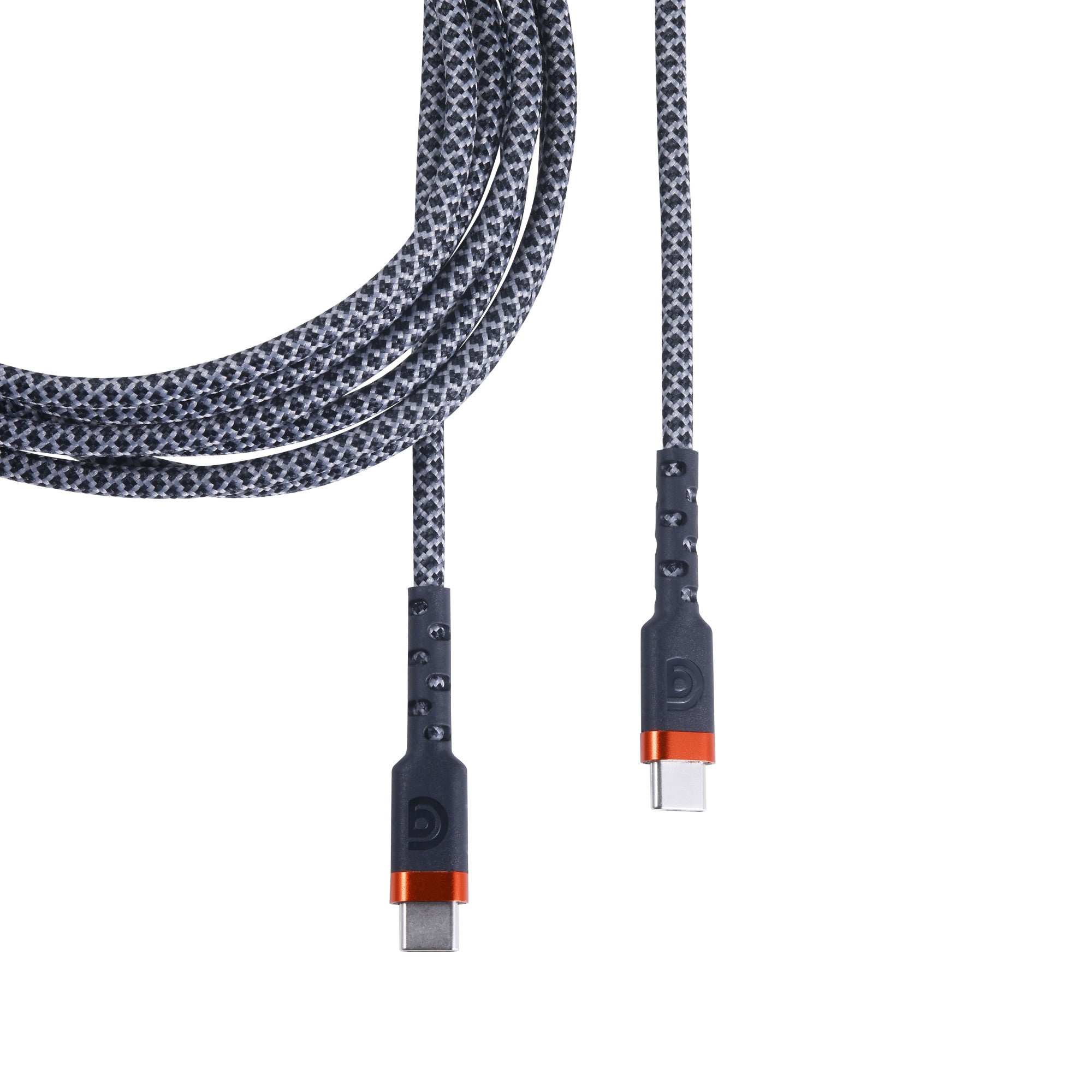 Griffin 6FT USB-C to USB-C Charge/Sync Cable, 60W Fast Charging, Ultra Durable with Nylon Braiding, 30,000 Bend Lifespan