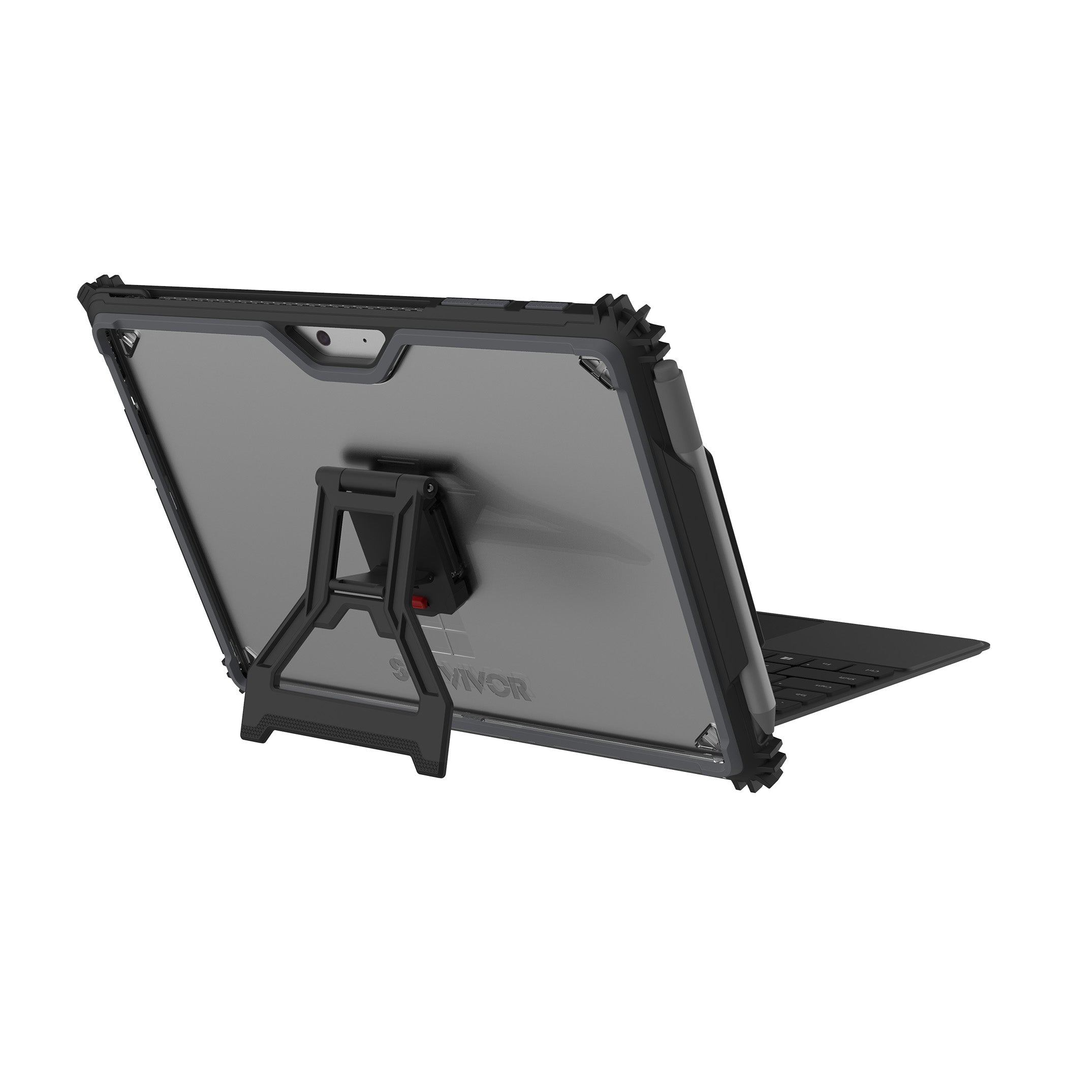 Black | Survivor Strong for Microsoft Surface Go 3 / Microsoft Surface Go 2 / Microsoft Surface Go - Black