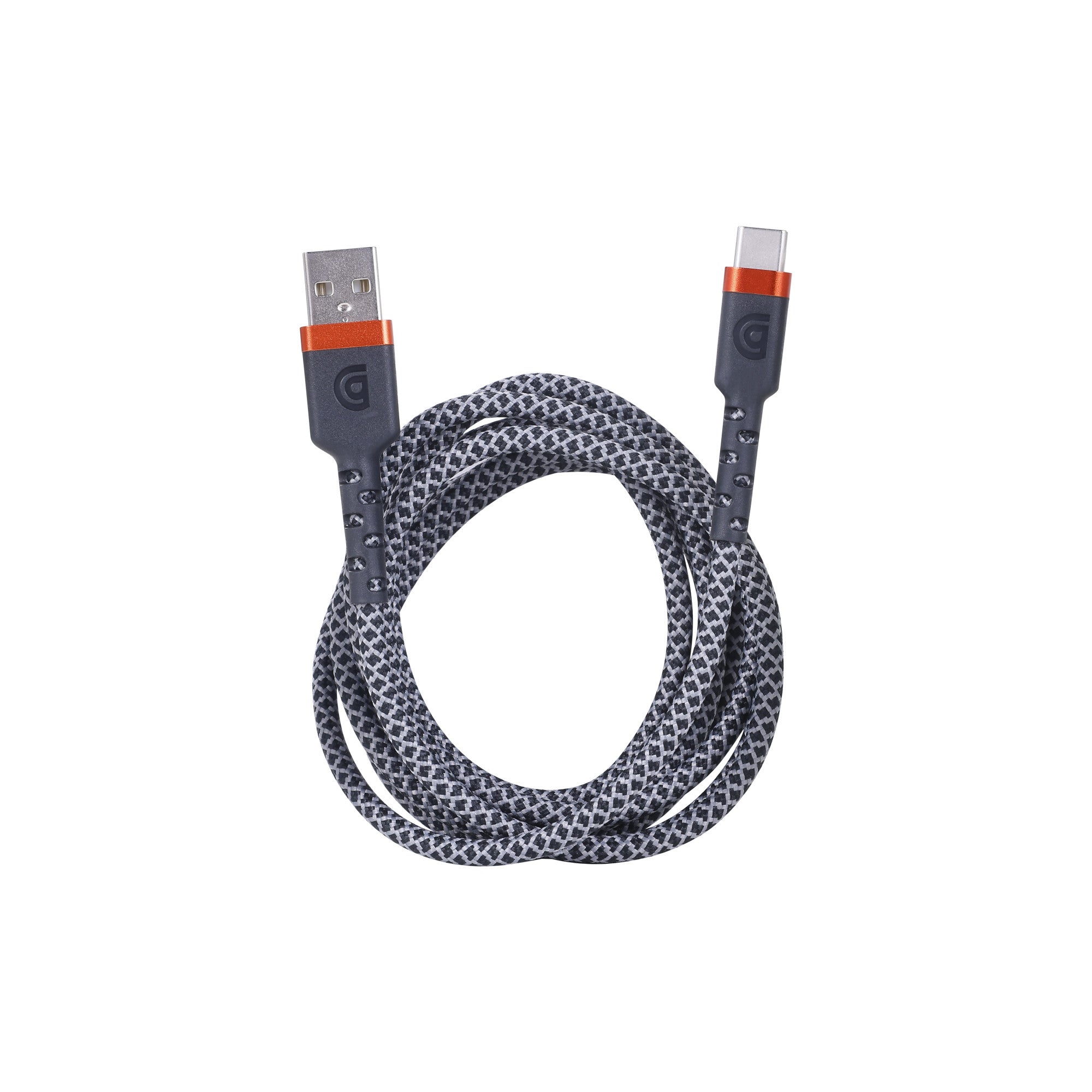 Griffin 6FT Ultra Durable USB-A to USB-C Charge/Sync Cable, Fast Charging, 30,000 Bend Lifespan, Nylon Braided, Black or White