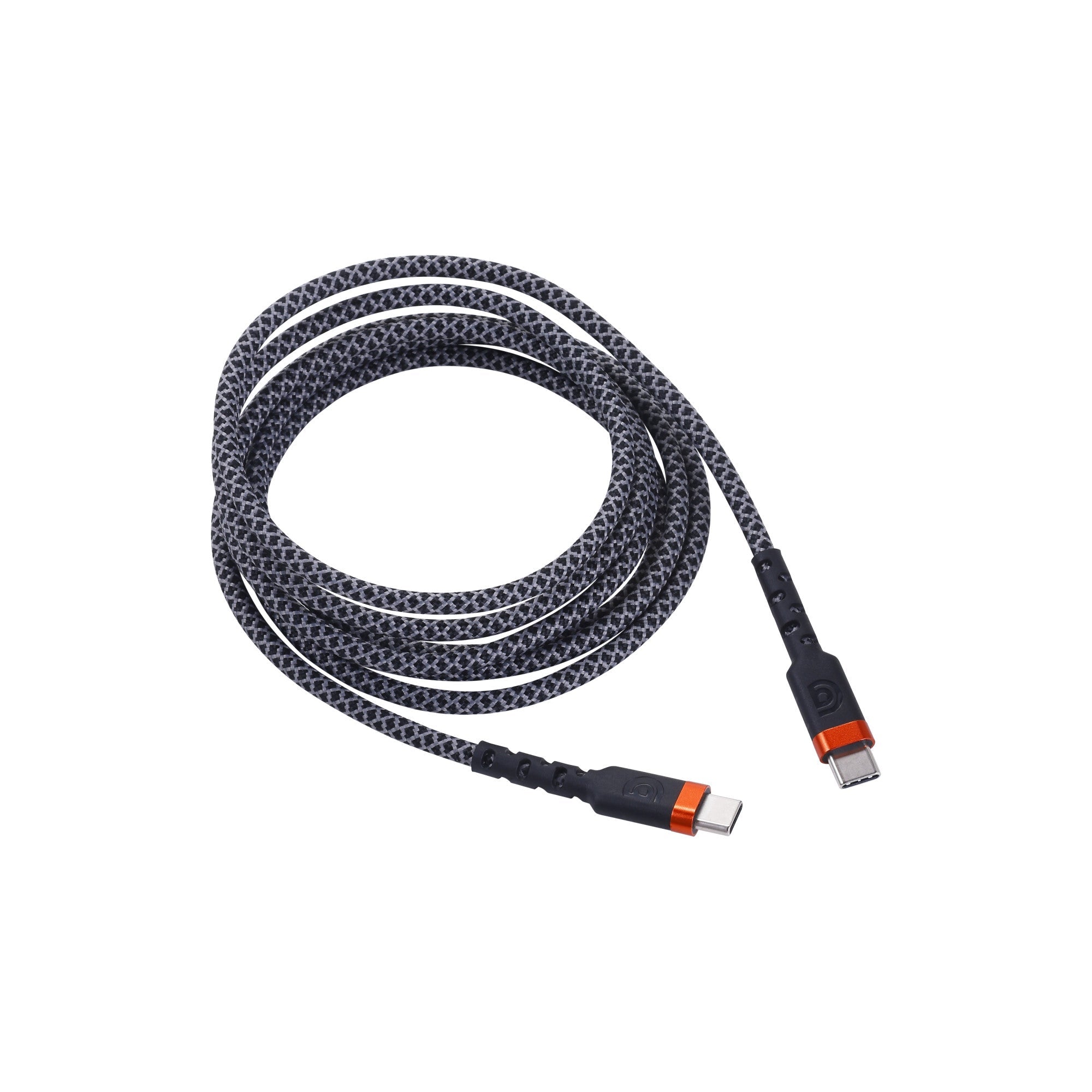 Griffin 6FT USB-C to USB-C Charge/Sync Cable, 60W Fast Charging, Ultra Durable with Nylon Braiding, 30,000 Bend Lifespan