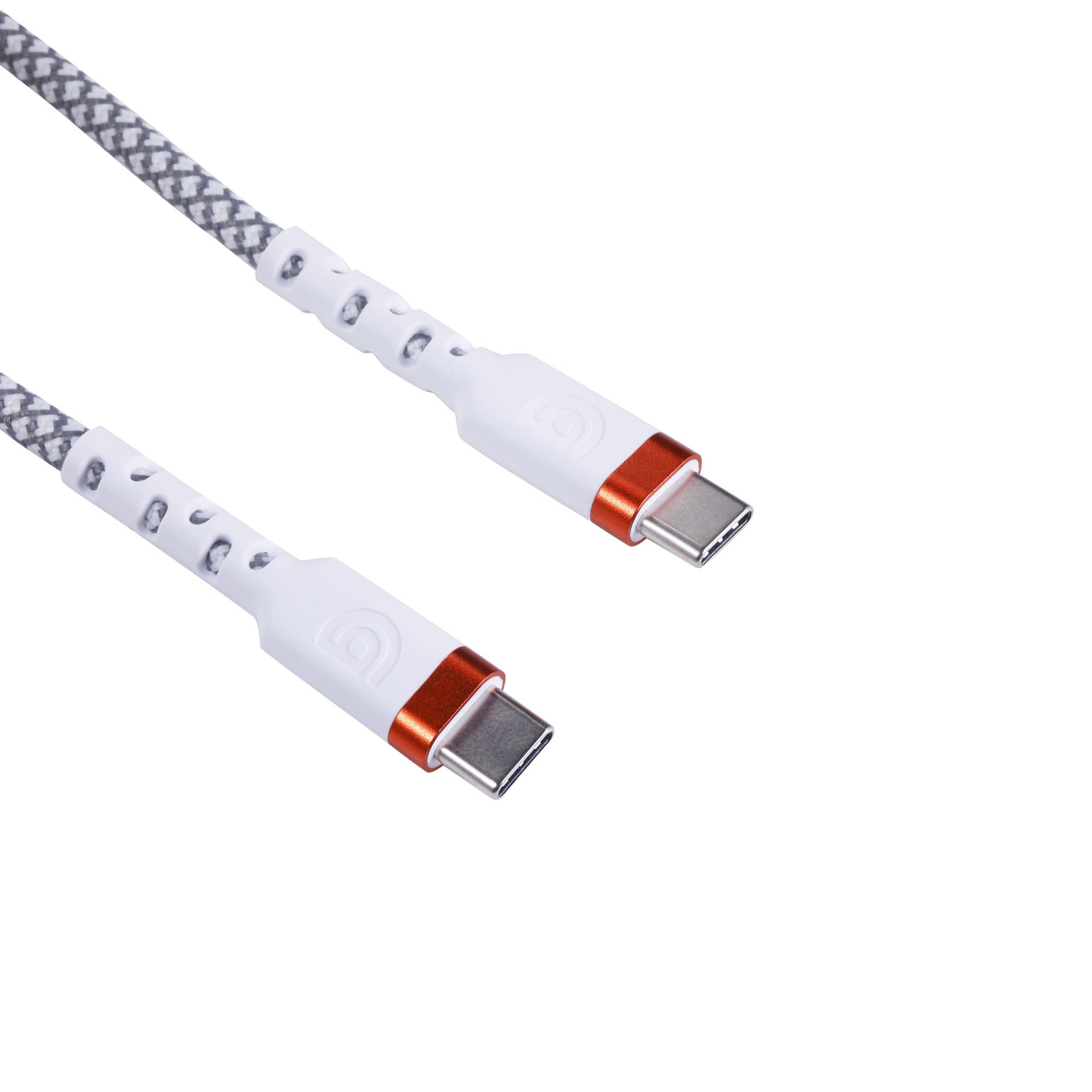 Griffin 6FT USB-C to USB-C Charge/Sync Cable, 60W Fast Charging, Ultra Durable with Nylon Braiding, 30,000 Bend Lifespan