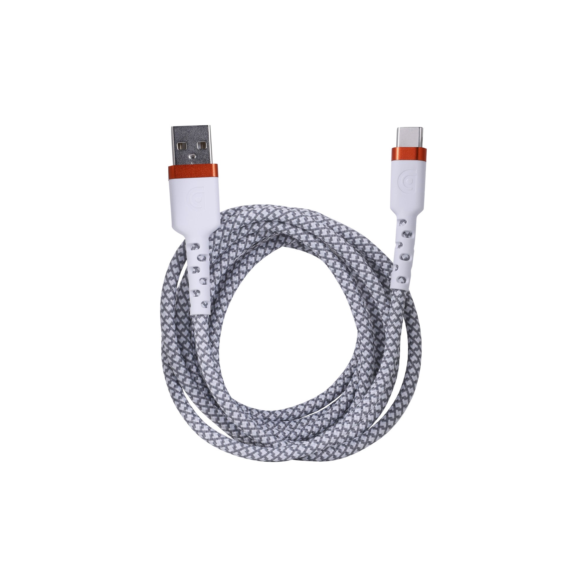 Griffin 6FT Ultra Durable USB-A to USB-C Charge/Sync Cable, Fast Charging, 30,000 Bend Lifespan, Nylon Braided, Black or White