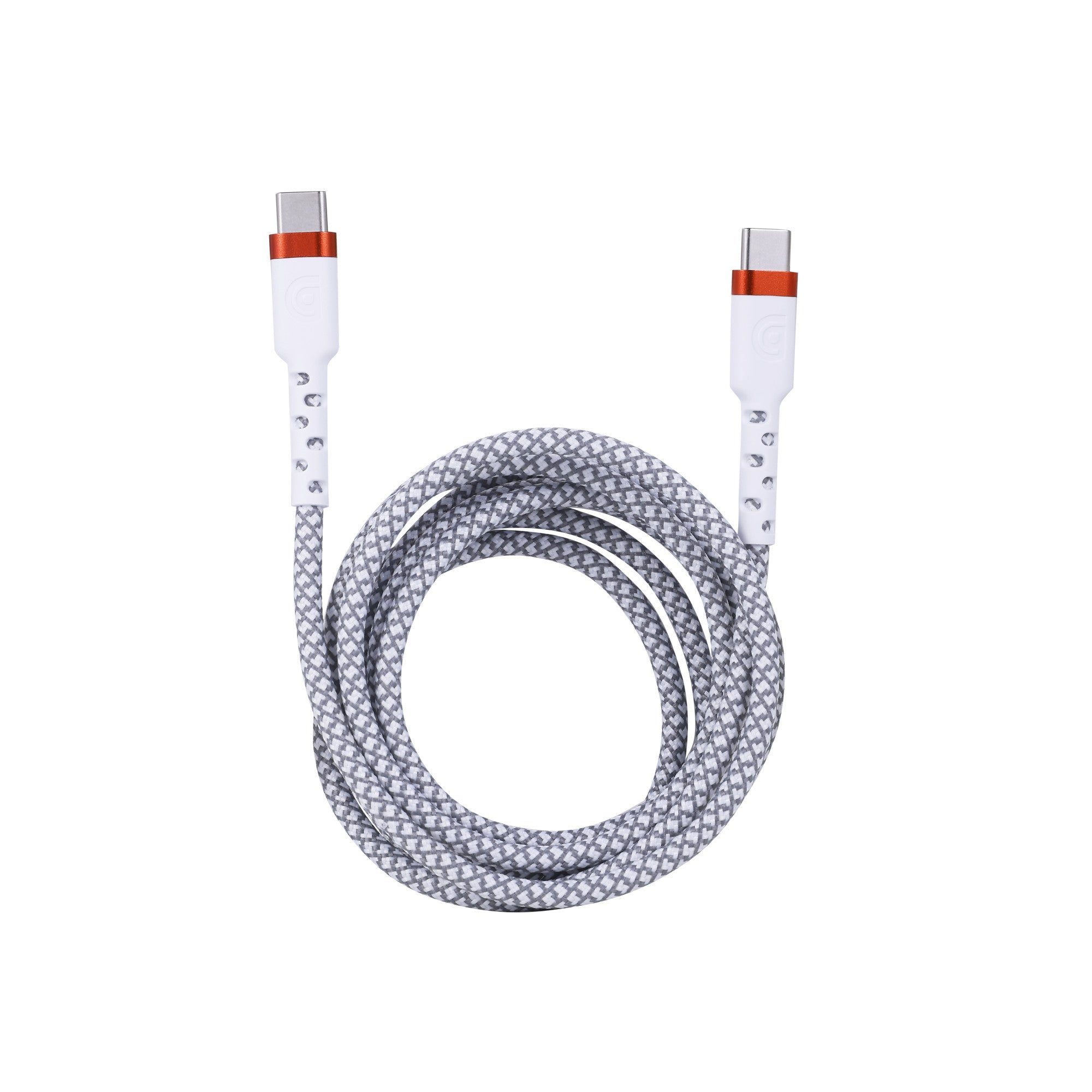 Griffin 6FT USB-C to USB-C Charge/Sync Cable, 60W Fast Charging, Ultra Durable with Nylon Braiding, 30,000 Bend Lifespan