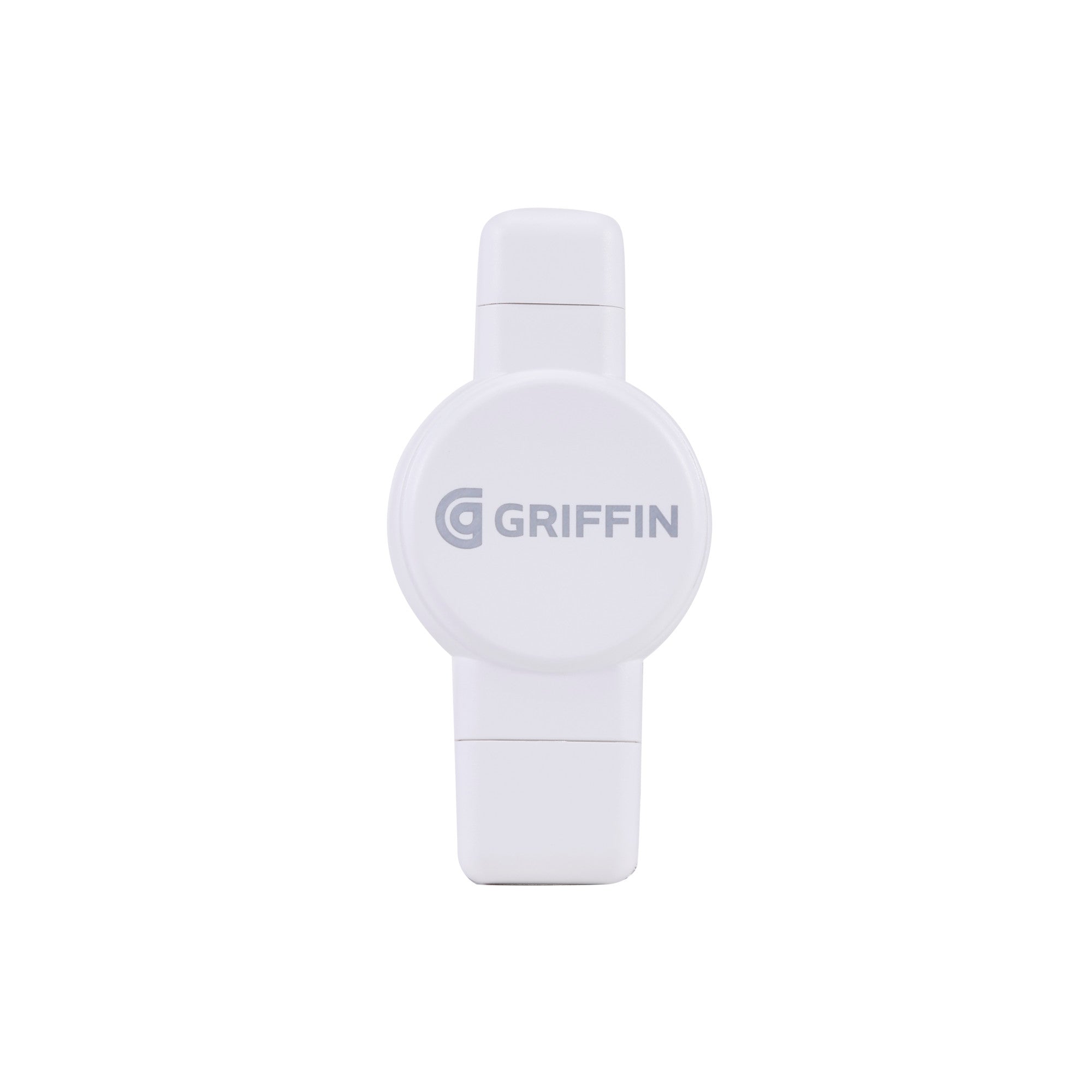 Griffin 2-in-1 Wireless Smartwatch Charger with USB-A and USB-C Connectors, 2.5W Output, Compact Portable Design – Compatible with Apple Watch and More