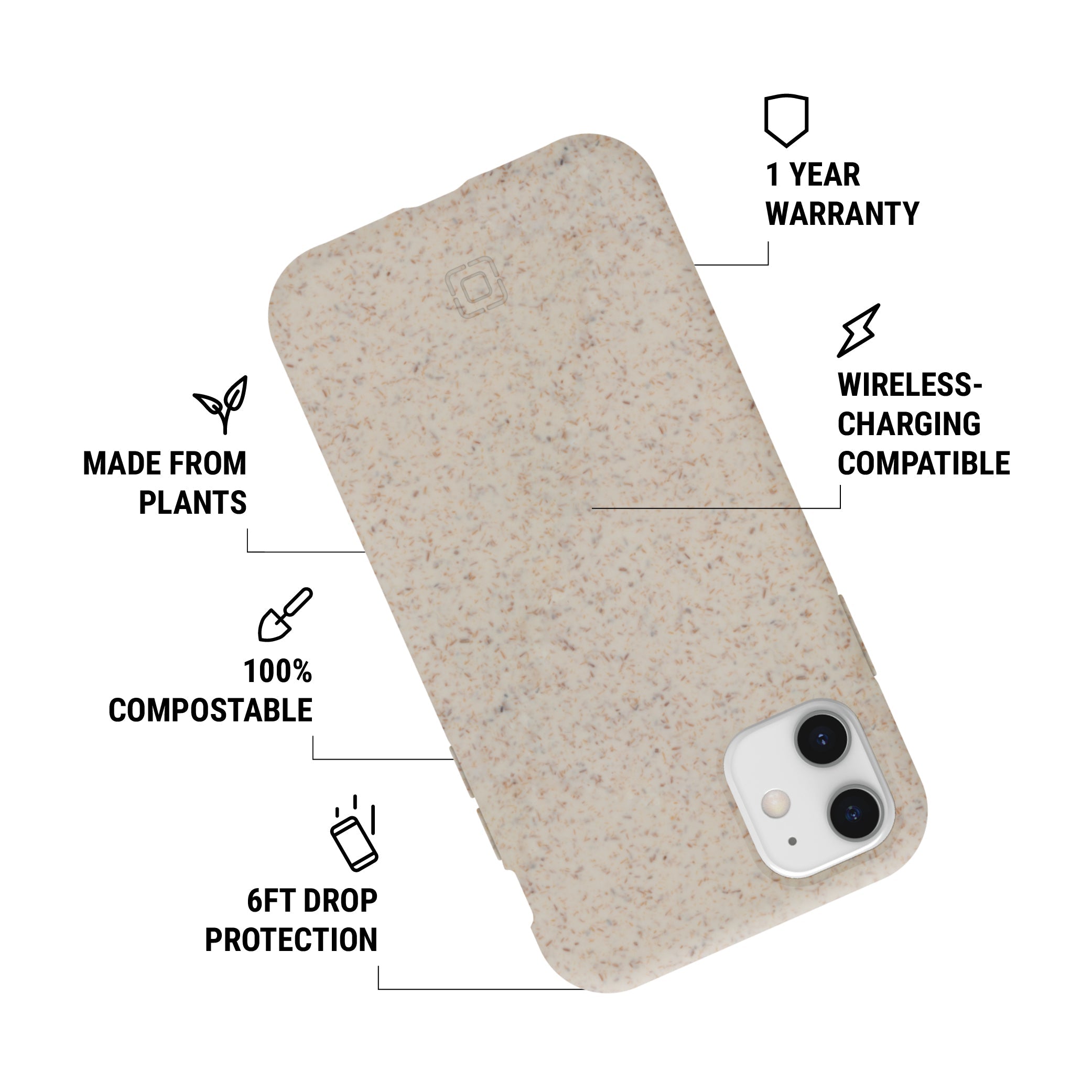 Oatmeal Beige | Organicore for iPhone 11 - Oatmeal Beige