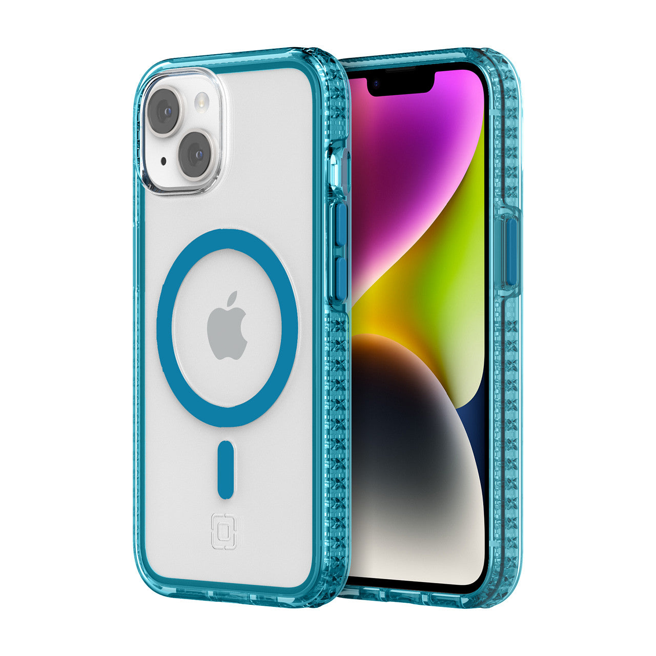 Bluejay/Clear | Grip for MagSafe for iPhone 14 - Bluejay/Clear