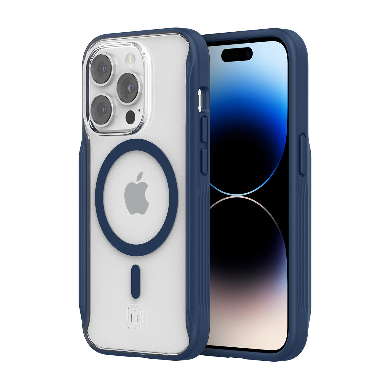 Midnight Navy/Clear | AeroGrip for MagSafe for iPhone 14 Pro - Midnight Navy/Clear