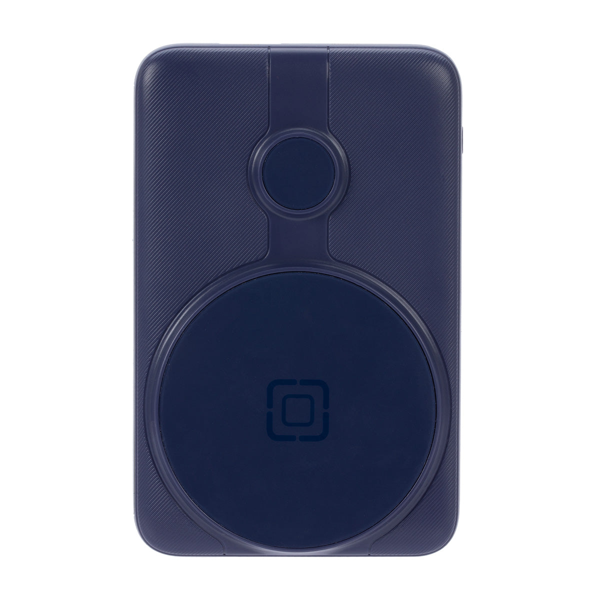 Navy | 10000 mAh Power Bank with Wireless Charging and Integrated Cables - Navy