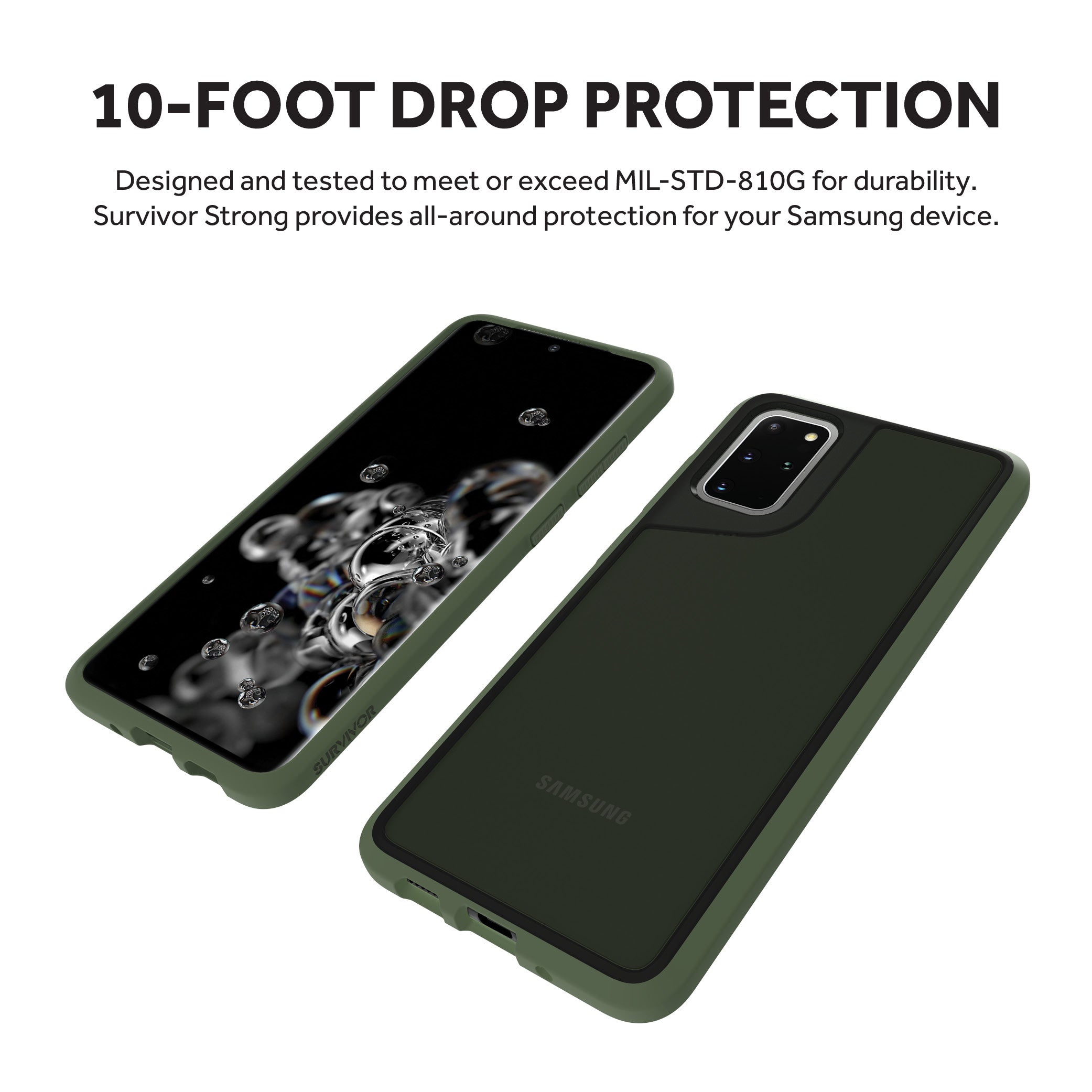 Bronze Green | Survivor Strong for Samsung Galaxy S20+ - Bronze Green