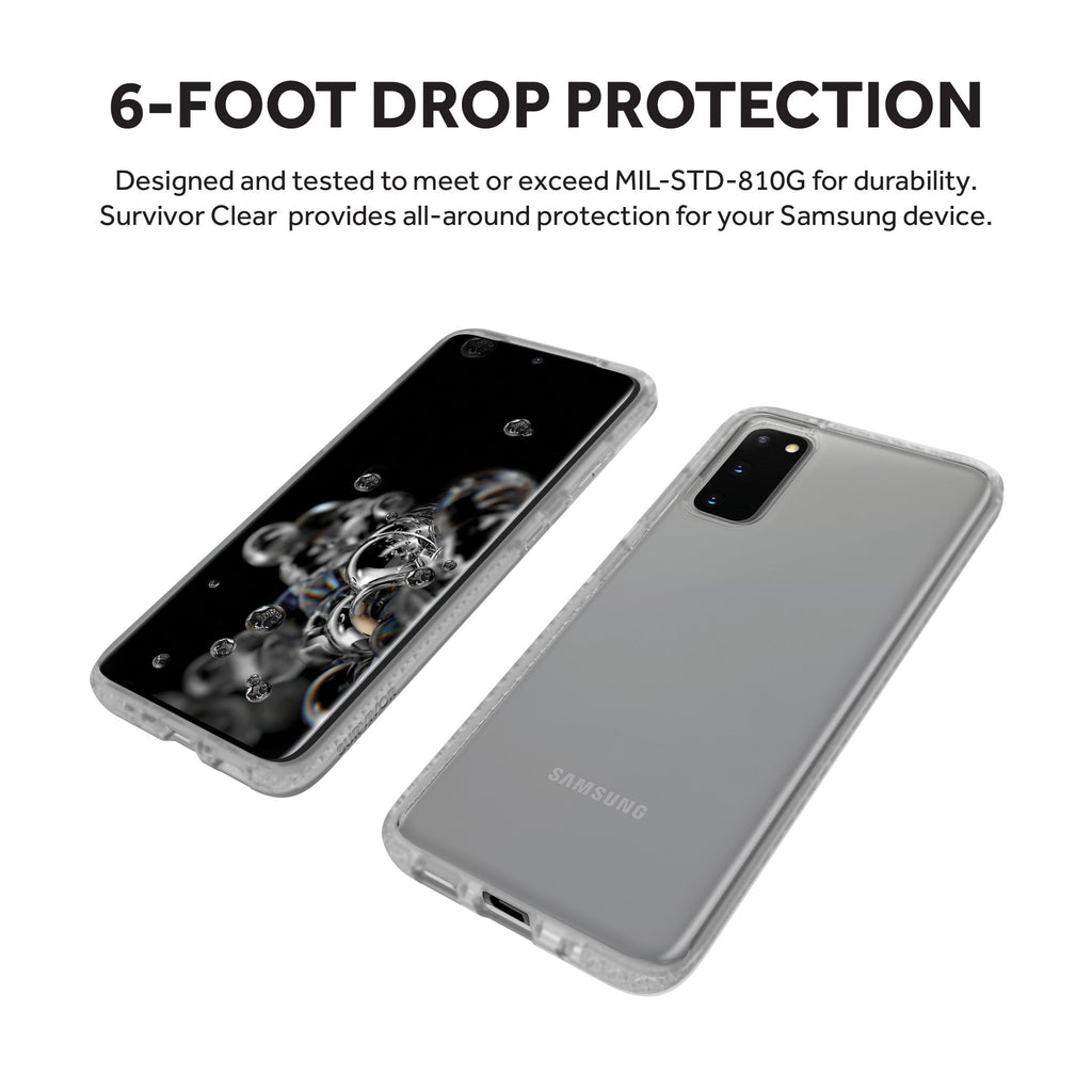 Clear | Survivor Clear for Samsung Galaxy S20 - Clear