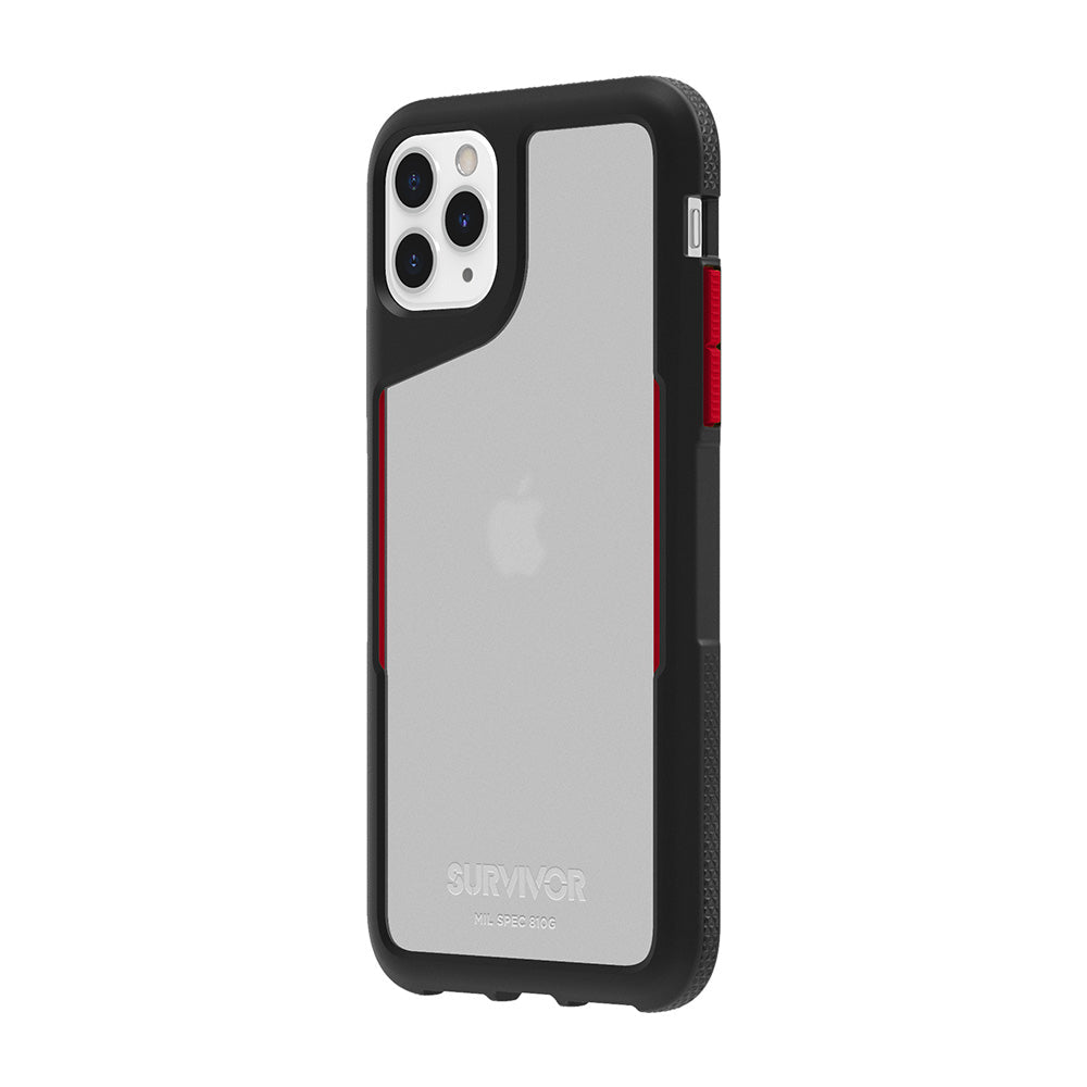 Black/Red | Survivor Endurance for iPhone 11 Pro Max - Black/Red