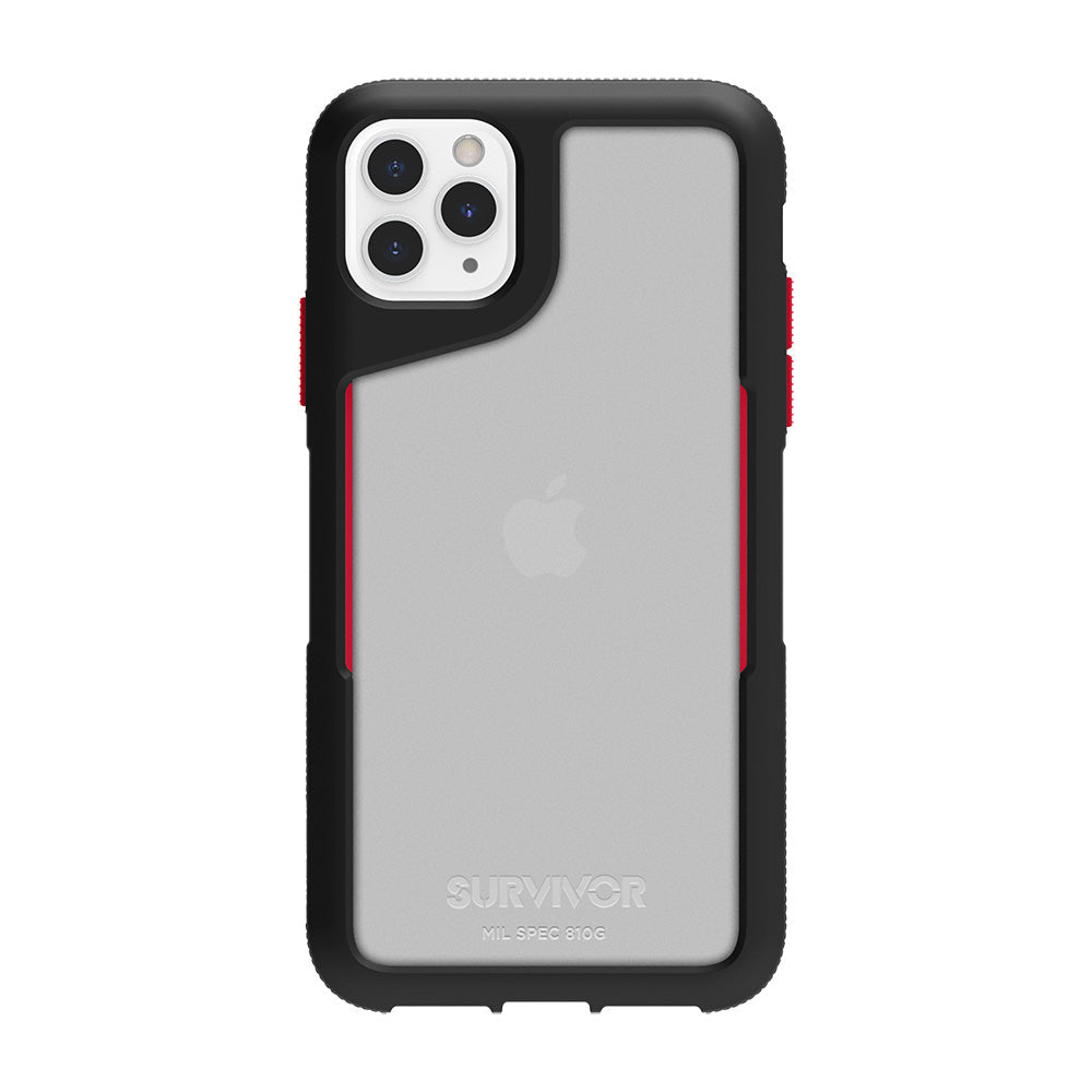 Black/Red | Survivor Endurance for iPhone 11 Pro Max - Black/Red