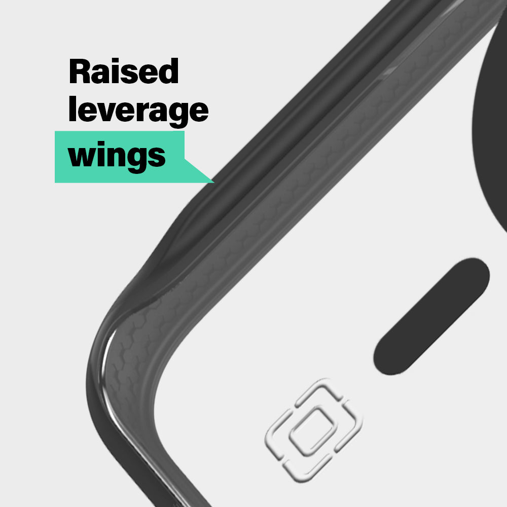raised wings feature callout graphic