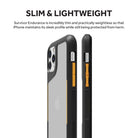 Black/Citrus | Survivor Endurance for iPhone 11 Pro Max - Black/Citrus