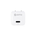 Griffin 30W GaN Wall Charger, Single USB-C 3.0A Port, Foldable Prongs, Fast Power Delivery for Phones & Tablets
