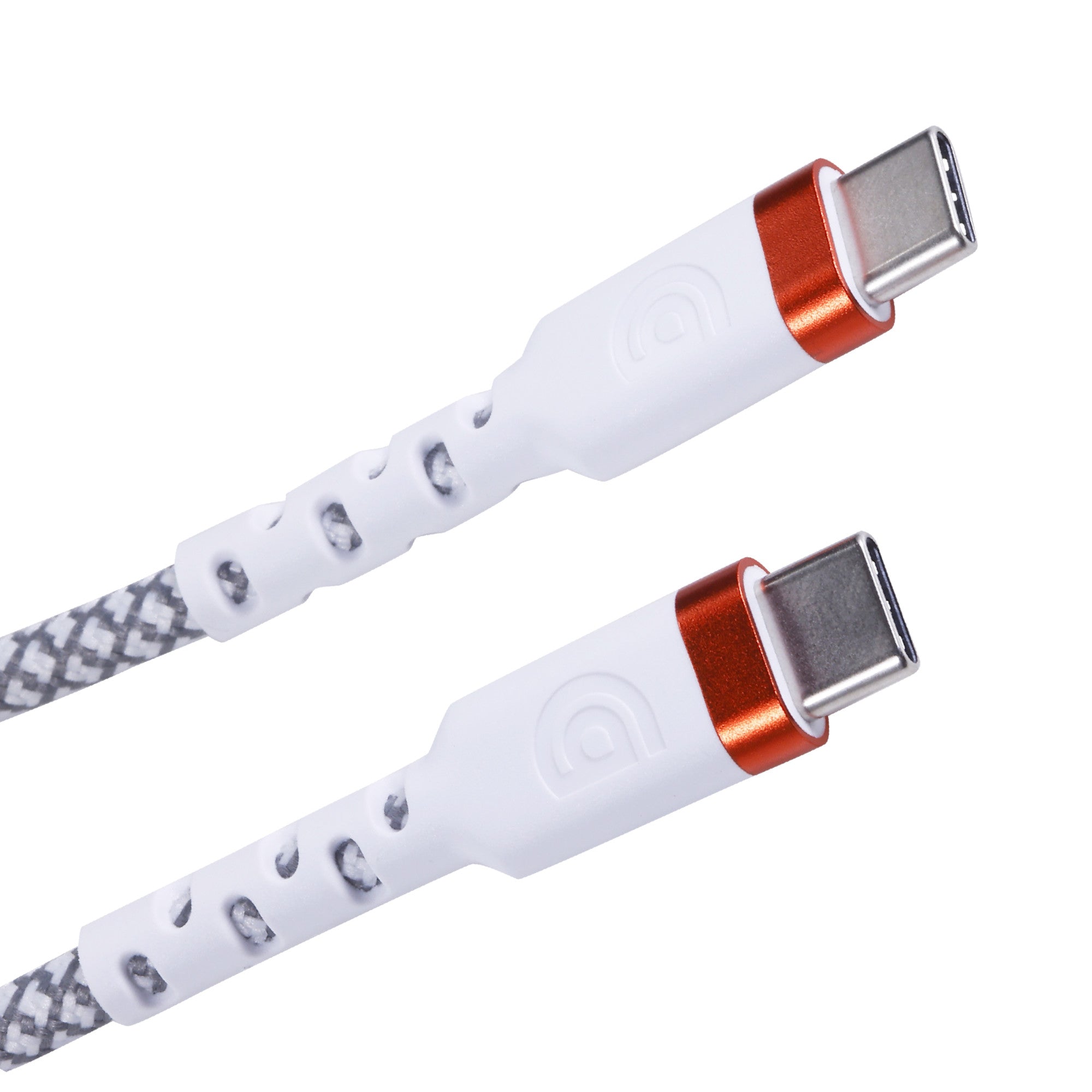 Griffin 6FT USB-C to USB-C Charge/Sync Cable, 60W Fast Charging, Ultra Durable with Nylon Braiding, 30,000 Bend Lifespan