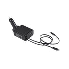 Griffin PowerJolt 45W 4-in-1 Travel Car Charger with Retractable USB-C Cables, Dual USB-C + USB-A Ports, Up to 28" Reach, Fast Charging