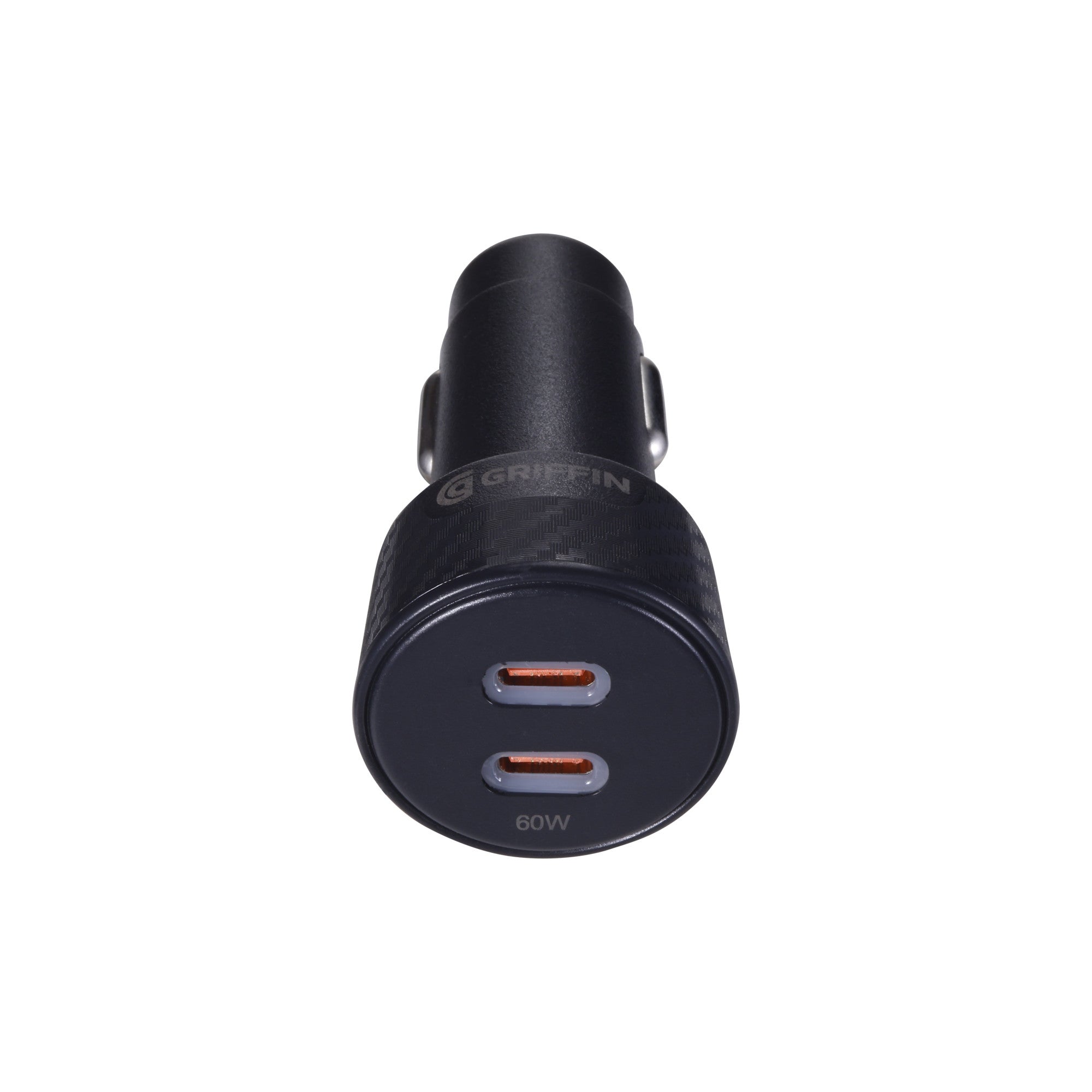 Griffin PowerJolt 60W Dual USB-C Car Charger – Fast Charging for Phones, Tablets, and Laptops