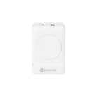 Griffin PowerBlock 20W Wall Charger with Smartwatch Wireless Charging, Dual USB-A & USB-C Ports, 2.5W Smartwatch Charger, Foldable Plug