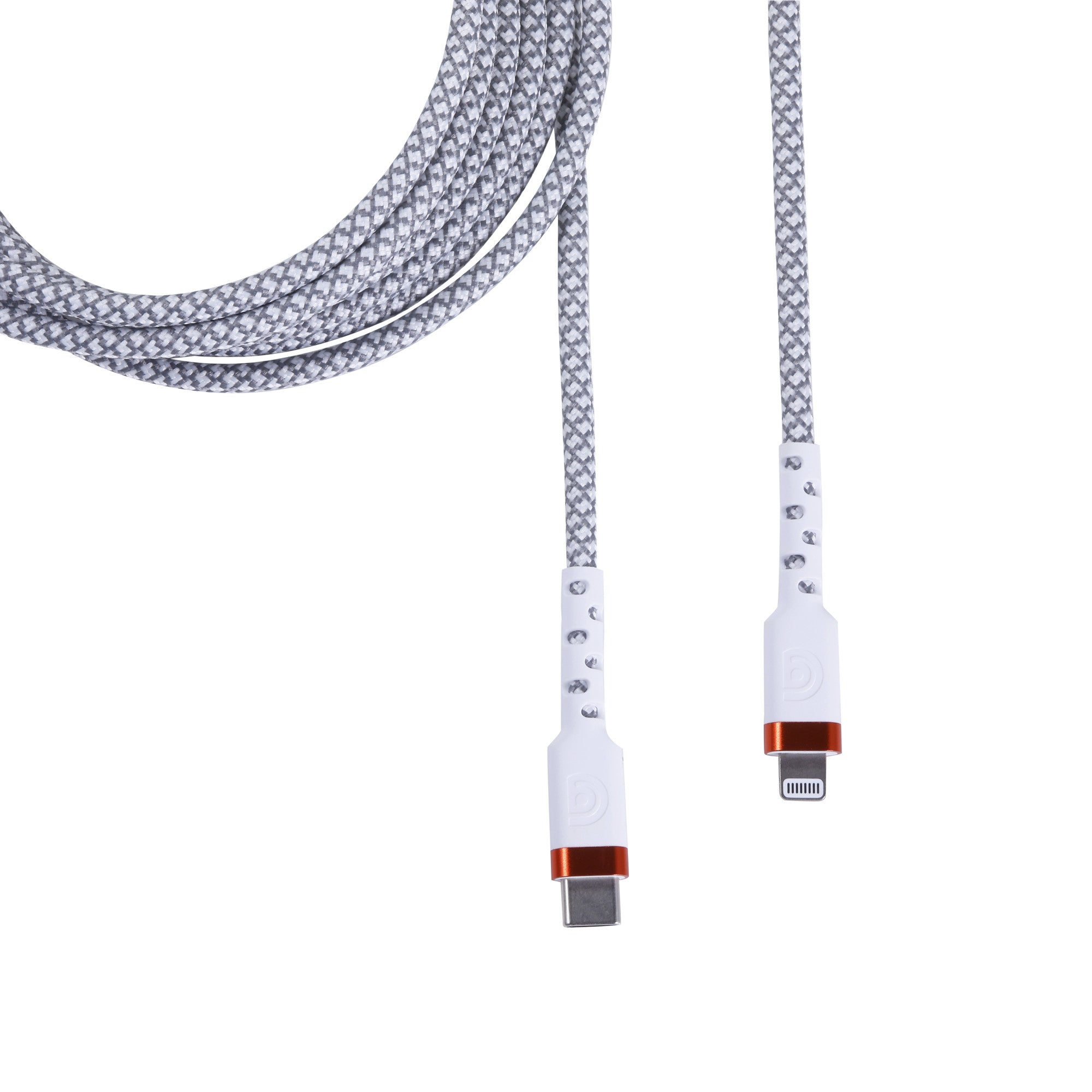 Griffin 6FT Lightning to USB-C Charge/Sync Cable, 60W Fast Charging, MFi Certified, Ultra Durable Braided Design, Compatible with iPhone, iPad, iPod