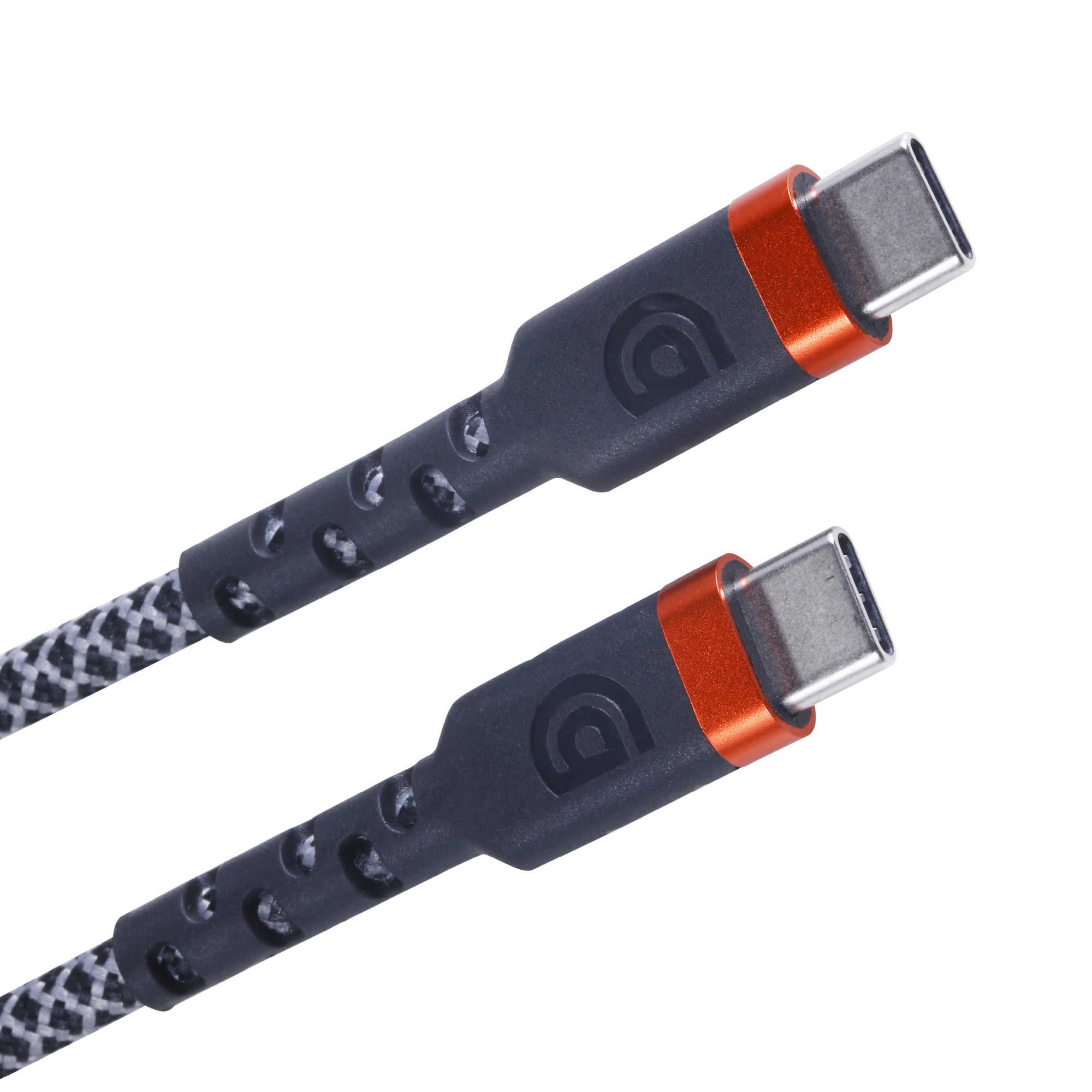 Griffin 6FT USB-C to USB-C Charge/Sync Cable, 60W Fast Charging, Ultra Durable with Nylon Braiding, 30,000 Bend Lifespan