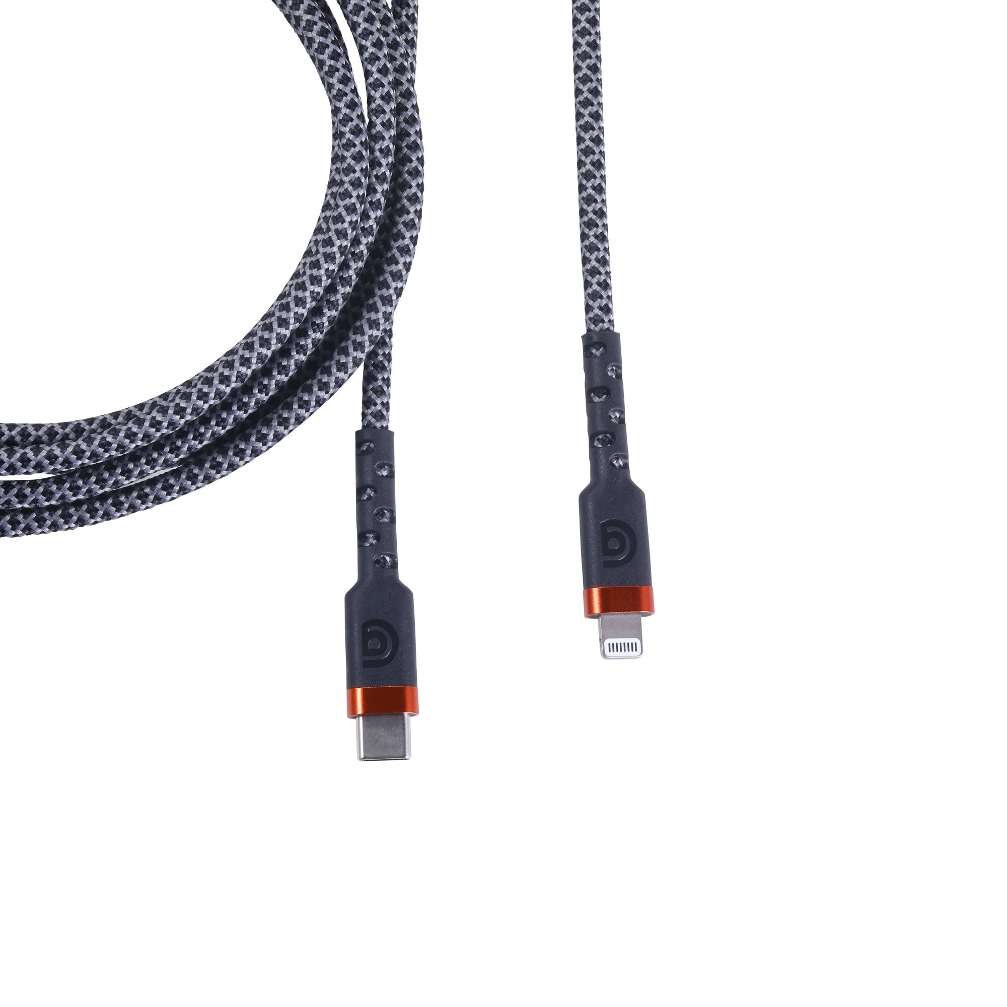 Griffin 6FT Lightning to USB-C Charge/Sync Cable, 60W Fast Charging, MFi Certified, Ultra Durable Braided Design, Compatible with iPhone, iPad, iPod