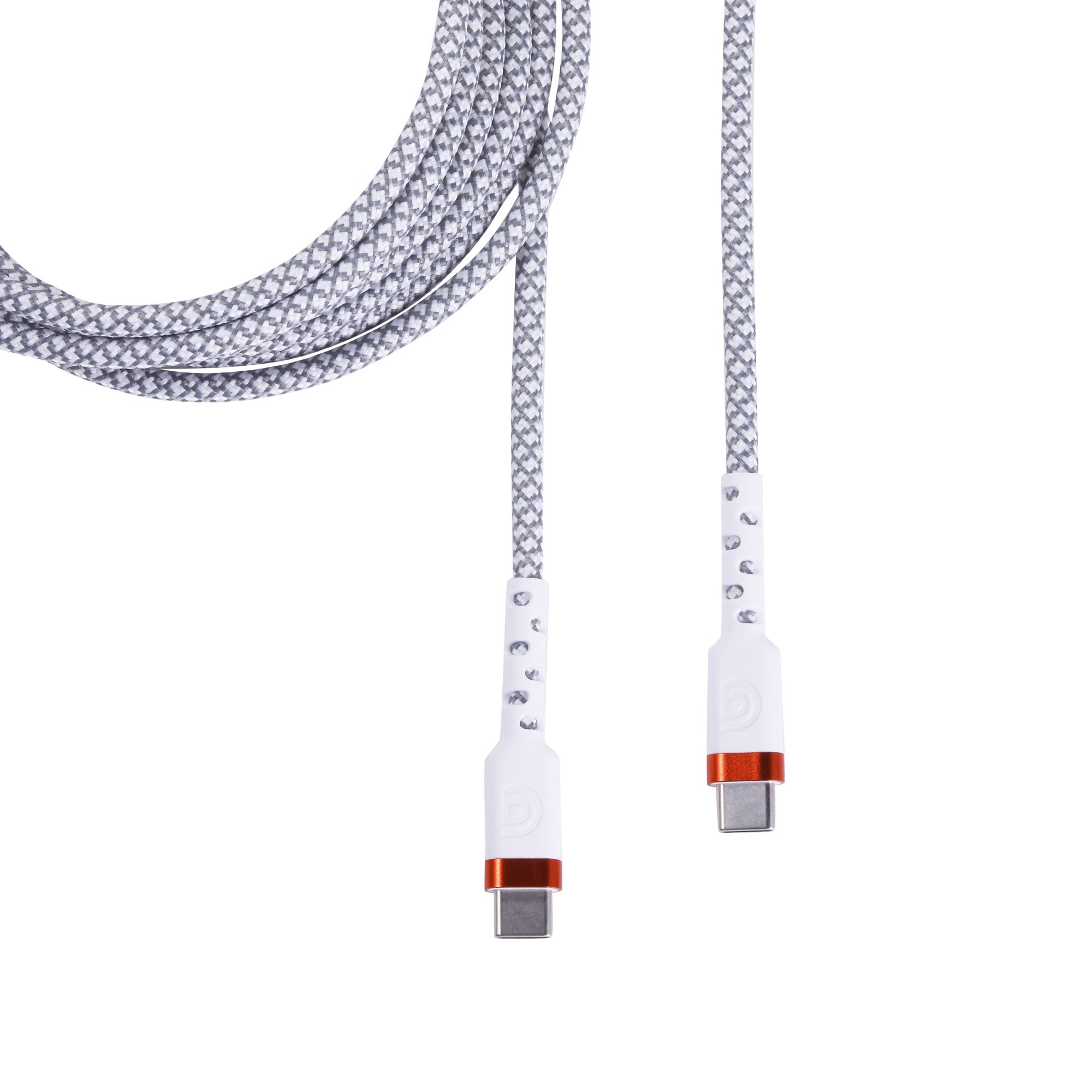 Griffin 6FT USB-C to USB-C Charge/Sync Cable, 60W Fast Charging, Ultra Durable with Nylon Braiding, 30,000 Bend Lifespan