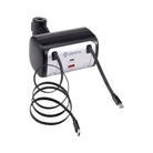 Griffin PowerJolt Backseat Car Charger with Retractable USB-C Cables, Dual USB-A + USB-C Ports, Fast Charging, Headrest Mount