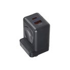 Griffin PowerBlock 20W Wall Charger with Smartwatch Wireless Charging, Dual USB-A & USB-C Ports, 2.5W Smartwatch Charger, Foldable Plug