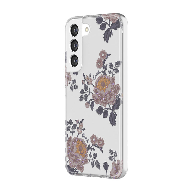 Moody Floral | Coach Protective Case for Samsung Galaxy S22 - Moody Floral