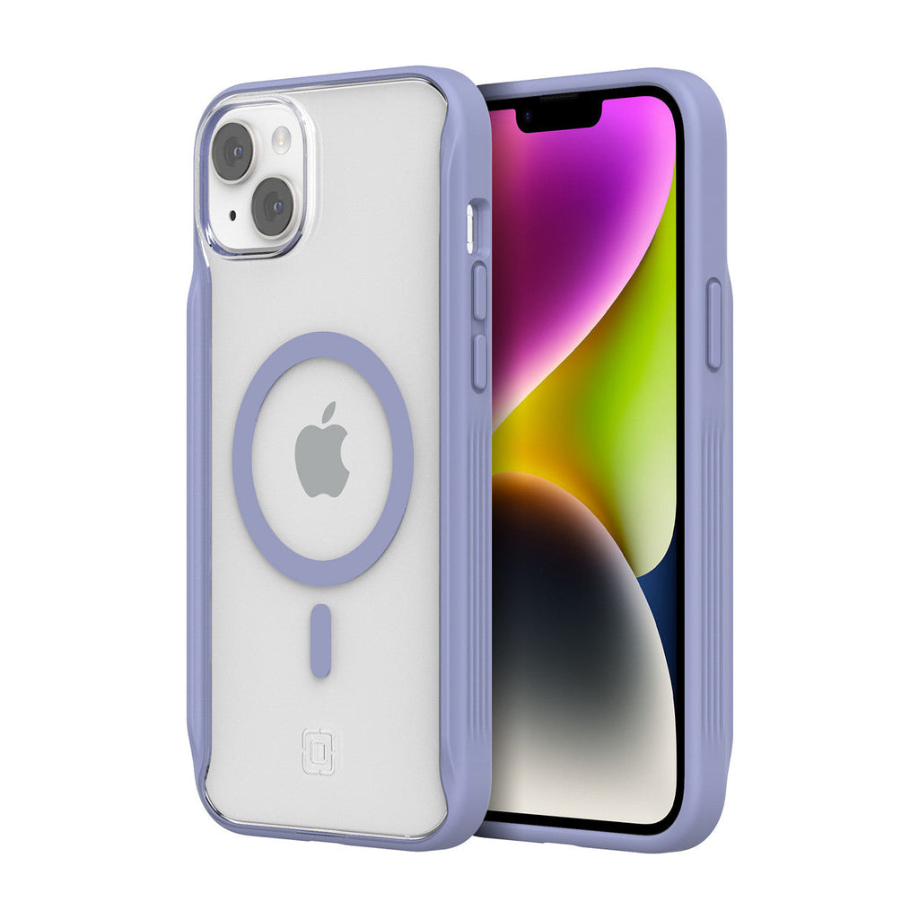 Misty Lavender/Clear | AeroGrip for MagSafe for iPhone 14 Plus - Misty Lavender/Clear